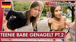 Sarah Kay gets boned in a Berlin park&excl; I banged this MILF from milfhunter24&period;com&excl;