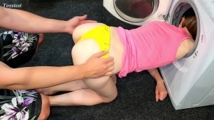 She got Stuck In Washing Machine&period;&period;&period;First Time and I Think She Did it on Purpose &lpar;Toystest&rpar;