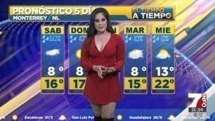 Karen Ramírez En Minivestido Rojo Con Escote Deliciosas Tetas HD