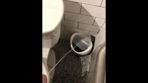 Pissing in Public Washroom