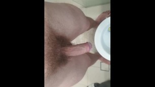 Straight Guy with Big Cock having his Morning Piss (comment it Turns me On)