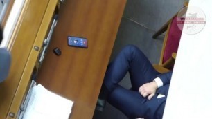 Ukrainian MP Illya Kiva Masturbating at Verkhovna Rada