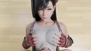 Final Fantasy Tifa Clothed Titfuck