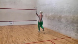 Sporty Squash Girl Public Fuck with Creampie