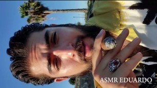 ASMR - Boyfriend Role Play Ft. Bearded Man, Cigar Smoking Fetish by Beach +