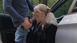 Quick Sex and Facial in the Parking Lot