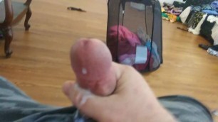 Almost Caught Jacking Off, Big Cumshot