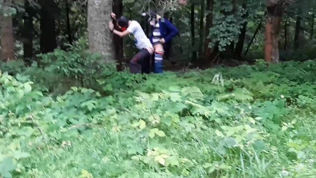 Wild Pups Fucking and Sucking in the Forest