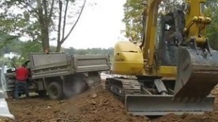 Truck Driver Caught Peeing