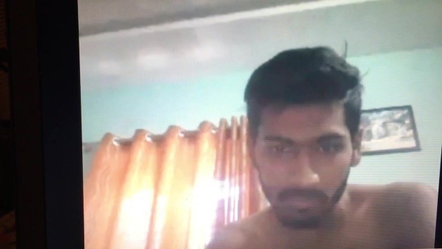 Hairy Indian boy wanking 2