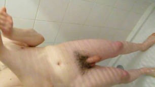 Under Shower Masturbating
