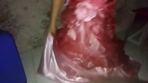 Pink Gown Cumshot