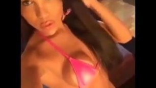 Selfie video with a Big Clit