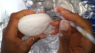 Bi Teen Dry Masterpieces #ScrubHub to Soap Bar! Sculpt Time Lapse / Rinsing