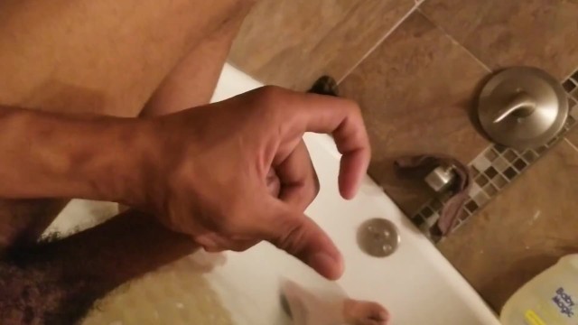 ME Time, Light Finish, Cumming in the Tub