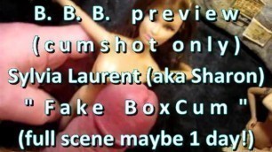 B.B.B. Preview: Sylvia Laurent (Sharon) "fake B0x Cum"(cum Only) AVI Noslom