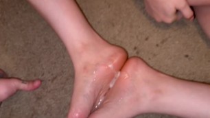 Cuckold Cleanup Cum off Feet