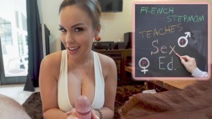 FRENCH STEPMOM TEACHES SEX ED - PART 1 - PREVIEW - ImMeganLive x WCA Productions Kyle Balls